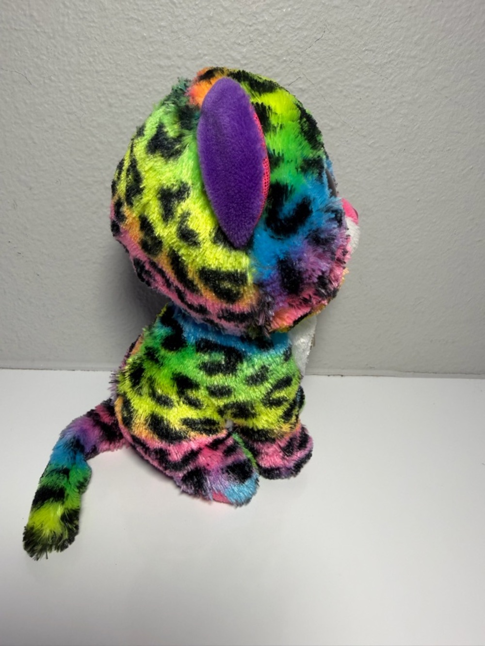 TY Beanie Boos Rainbow Leopard Plush Toy - Dotty - Picture 4 of 8